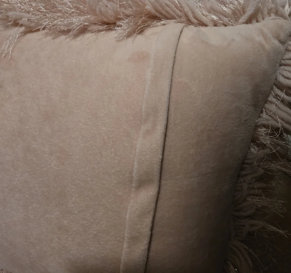 Set Of 2 Shaggy Pillows